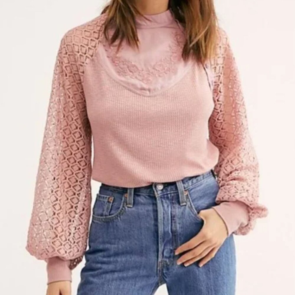Free People Sweetest Thing Thermal Top